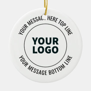 Einfach zu ersetzen mit Ihrem Logo oder Bild  Keramik Ornament