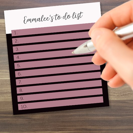 Einfach zu handhaben, mit nummerierten weißen Mix  Notizblock