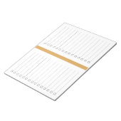 Einfach zu handhabende Kugel Notizblock (angewinkelt)