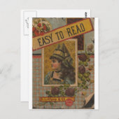 Einfach zu lesen postkarte (Vorne/Hinten)