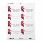 Einfach zu lesen Rückgabeadresse für Weihnachten (Vorne)