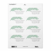 Einfach zu lesende minimale Rücksendeadresse (Vorne)