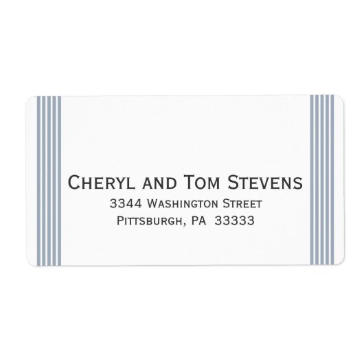 Einfach zu lesende Rücksendeadresse (Vorne)