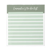 Einfach zu machen individuell einstellbare Liner g Notizblock (Vorderseite)