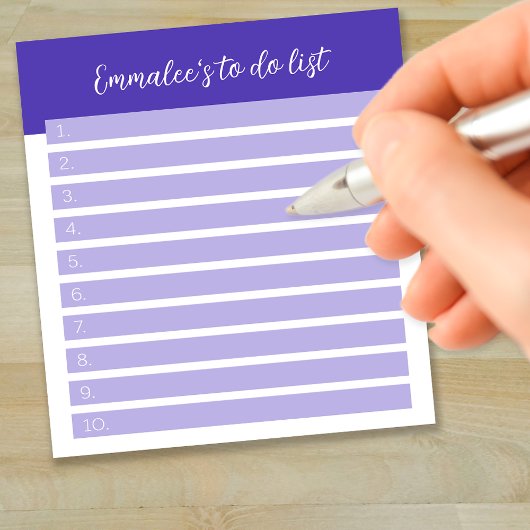 Einfach zu machen individuell einstellbare Liner n Notizblock