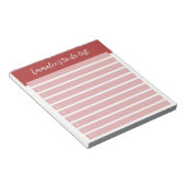 Einfach zu machen individuell einstellbare Liner r Notizblock (angewinkelt)