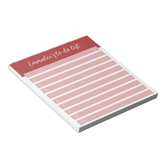 Einfach zu machen individuell einstellbare Liner r Notizblock (angewinkelt)