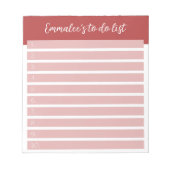 Einfach zu machen individuell einstellbare Liner r Notizblock (Vorderseite)