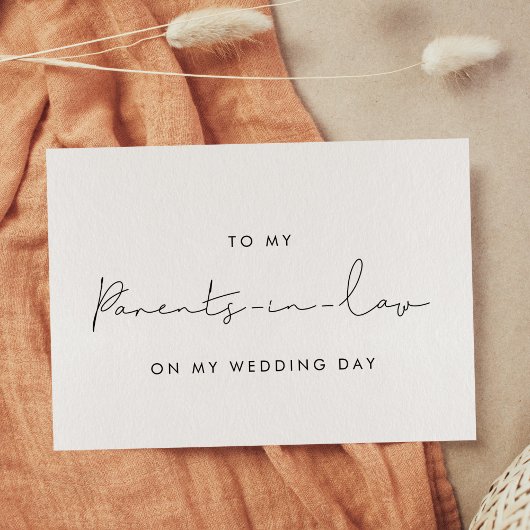 Einfach zu meinen Eltern im Gesetz auf meiner Hoch Einladung