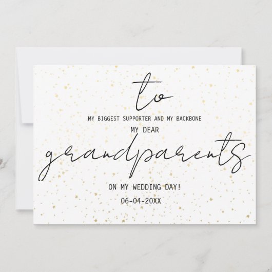 Einfach zu meinen Großeltern am Hochzeitstag hinzu (Vorderseite)