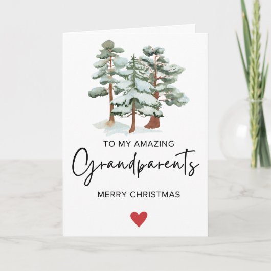 Einfach zu meinen Großeltern frohe Weihnachten gek (Vorderseite)