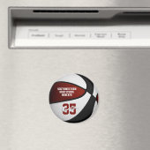 Einfach zu personalisieren Basketballgeschenke Mar Magnet (In Situ (Geschirrspüler))