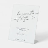 Einfach zu schlagen Nicht Bitten Bug Spray Zeichen Sockelschild (Vorderseite)