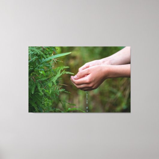 Einfach zum Träumen und EntŌ. Leinwanddruck (Vorderseite)