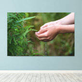 Einfach zum Träumen und EntŌ. Leinwanddruck (Insitu (Holzboden))