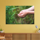 Einfach zum Träumen und EntŌ. Leinwanddruck (Insitu (Wohnzimmer))