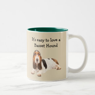 Einfach zur Liebe ein Dachshund-Jagdhund Zweifarbige Tasse