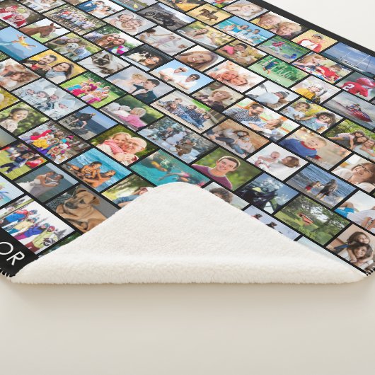 Einfache 121 FotoCollage Mehrere Formen Sherpadecke (3/4)