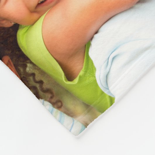 Einfache 12 Bild Collage Vorlage Schwarz Fleecedecke (Ecke)