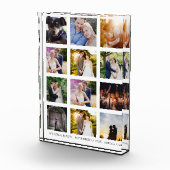 Einfache 12-Foto Collage Keepake Fotoblock (Rechts)