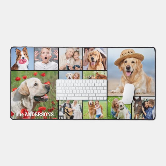 Einfache 12 Fotomaterial Custom Moderne Personalis Schreibtischunterlage (Tastatur & Maus)