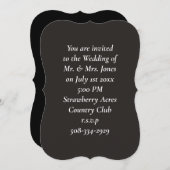 Einfache 12x18 Hochzeit Einladung (Vorne/Hinten)