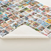 Einfache 130 Personalisierte FotoCollage Sherpadecke (3/4)