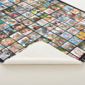 Einfache 130 Square FotoCollage Personalisiert Sherpadecke (3/4)