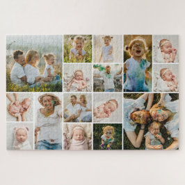 Einfache 16-Foto Collage Puzzle