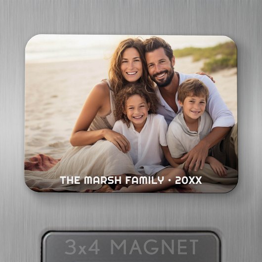 Einfache 1-Foto-Gesamtabdeckung - unkompliziertes Magnet