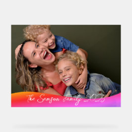 Einfache 1 Foto Vollständige Abdeckung - Skripttex Acrylschild