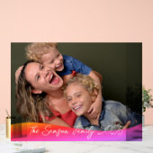 Einfache 1 Foto Vollständige Abdeckung - Skripttex Acrylschild (Hochzeit)