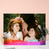 Einfache 1 Foto Vollständige Abdeckung - Skripttex Acrylschild (Hochzeit)