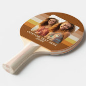Einfache 1 Fotomontage - Warme Farbgrenze - Text Tischtennis Schläger (Vorderseite)
