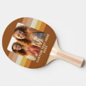 Einfache 1 Fotomontage - Warme Farbgrenze - Text Tischtennis Schläger (Seitenansicht)