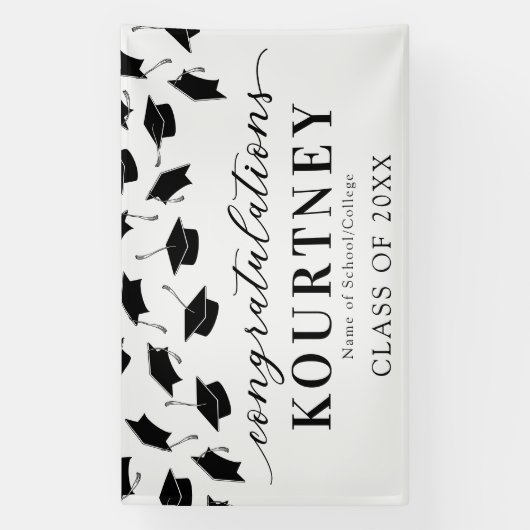 Einfache 2025-Abschluss-Banner Banner (Vertikal)