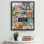 Einfache 21 Personalisierte Farbgebung Künstlicher Leinwanddruck<br><div class="desc">Erstellen Sie Ihre eigenen personalisierten, benutzerdefinierten Foto-Erinnerungen Imitate Leinwand 16x20"-Druck mit dieser leicht hochzuladenden Foto Collage Vorlage mit 21 Bildern in verschiedenen Formen und Größen, um eine Vielzahl von fotografischen Themen mit Ihrem eigenen Text in Ihrer Wahl der Schriftart-Stile und Farben (in Weiß auf Schwarz). HILFE: Bitte kontaktieren Sie den...</div>