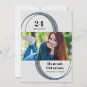 Einfache 2-Foto-Universitätsausstellung Ankündigung (Vorderseite)