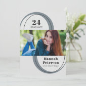 Einfache 2-Foto-Universitätsausstellung Ankündigung (Stehend Vorderseite)