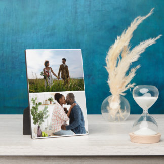 Einfache 2-FotoCollage Fotoplatte