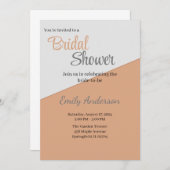 Einfache 2-Töne-Einladung Einladung (Vorne/Hinten)