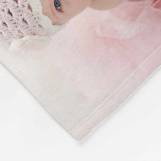 Einfache 30-Bild-Collage Vorlage Weiß Fleecedecke (Ecke)