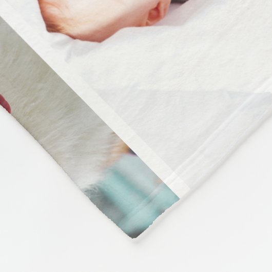 Einfache 30 FotoCollage Fleecedecke (Ecke)