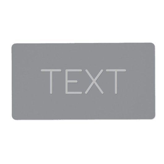 Einfache 3-dimensionale Darstellung | Grau (Vorne)