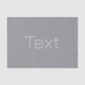 Einfache 3-dimensionale Darstellung | Grau Seidenpapier (Vorderseite)