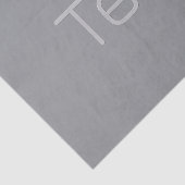 Einfache 3-dimensionale Darstellung | Grau Seidenpapier (Ausschnitt)