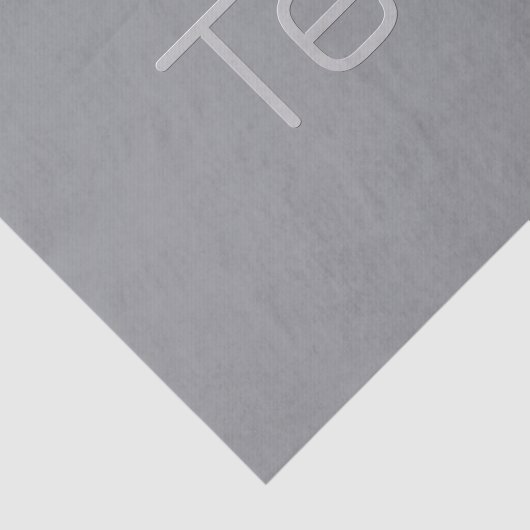 Einfache 3-dimensionale Darstellung | Grau Seidenpapier (Ausschnitt)