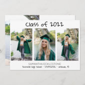 Einfache 3-Foto-Collage-Klasse für benutzerdefinie Ankündigung (Vorne/Hinten)