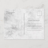 Einfache 3-Foto-Kinderankündigung Dankeschön-Karte Postkarte (Rückseite)