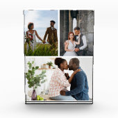 Einfache 3-FotoCollage Fotoblock (Vorderseite)